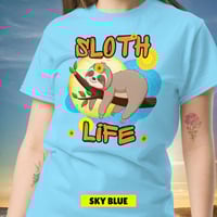 Image 10 of Living The Sloth Life Unisex Shirt