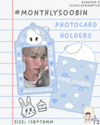 Image 1 of  #monthlysoobin photocard holder by g0ng4zip 