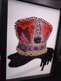 Image 5 of A3 Navy Peony rhinestone chocolate crown