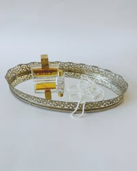 Image 4 of Vintage Filigree Mirror Tray