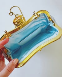 Image 2 of Vintage Blue Seashell Clutch