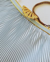 Image 3 of Vintage Blue Seashell Clutch
