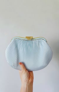 Image 4 of Vintage Blue Seashell Clutch