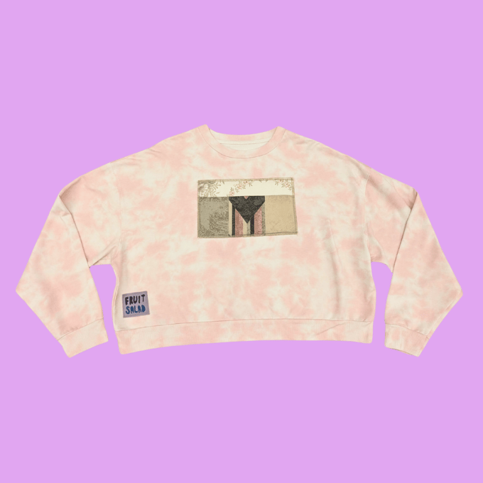 Image of Tie Dye Panel Sweatshirt