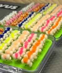 Image 1 of Fully Loaded Steelhead Egg Pattern Fly Boxes