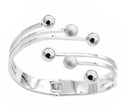 GOLD PLATED STAINLESS STEEL BANGLE BRACELET