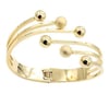 GOLD PLATED STAINLESS STEEL BANGLE BRACELET