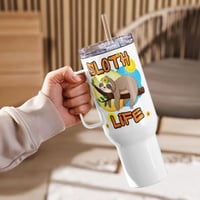 Image 1 of Living The Sloth Life Travel Mug