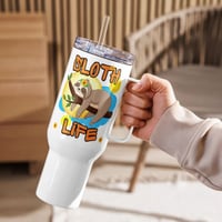Image 2 of Living The Sloth Life Travel Mug