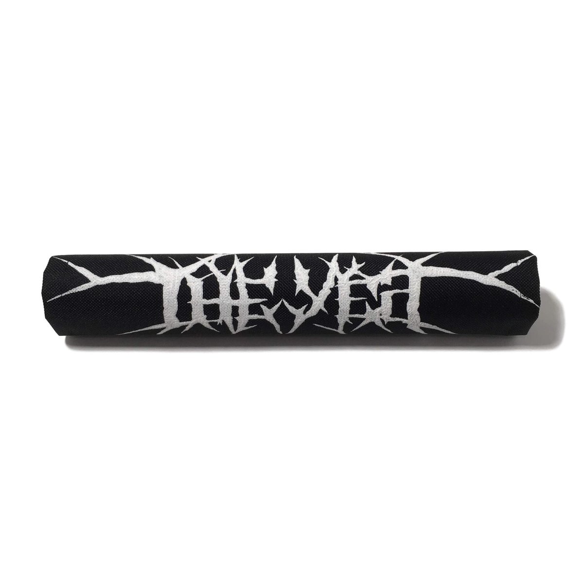 Image of Black Crossbar Pad w Deathmetal Print 9"