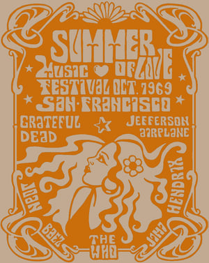 Image of Summer of Love Poster Tee