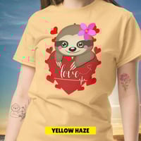 Image 15 of Heart Sloth Girl Unisex Shirt