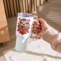 Image 3 of Heart Sloth Girl Travel Mug