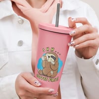 Image 2 of Shhh Coffee First Sloth Insulated Tumbler