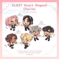 Image 1 of ALNST Heart Magnet Charms