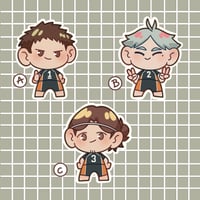 Image 1 of [ HAIKYUU ] Karasuno Team Stickers