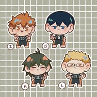 Image 3 of [ HAIKYUU ] Karasuno Team Stickers