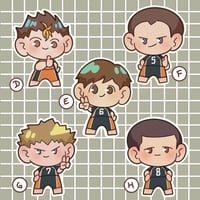 Image 2 of [ HAIKYUU ] Karasuno Team Stickers