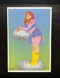 Image 1 of Nami Raincoat Art Print
