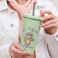 Image 2 of No Talkie Before Coffee Sloth Insulated Tumbler