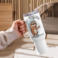 Image 2 of No Talkie Before Coffee Sloth Travel Mug