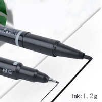 Image 2 of Twin Tip Permanent Marker Set — 2 Pack (Black)