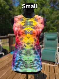 Image 1 of Rainbow Storm Muscle Tanks