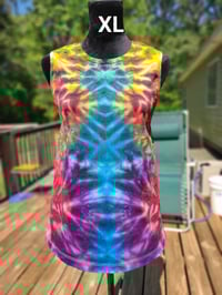 Image 3 of Rainbow Storm Muscle Tanks
