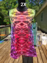 Image 4 of Rainbow Storm Muscle Tanks