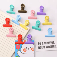 Colourful Metal Paper Clips — Set of 3 - Random Colour Mix