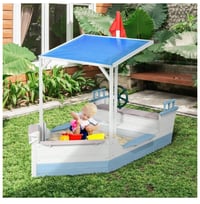 Image 4 of Hayden Pirate Ship Sandbox With Canopy