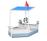 Image 1 of Hayden Pirate Ship Sandbox With Canopy