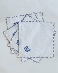 Image 1 of Vintage Embroidered Napkins (set of 8)
