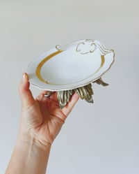 Image 2 of Vintage Footed Shell Dish