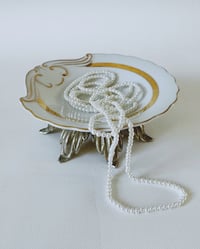 Image 1 of Vintage Footed Shell Dish