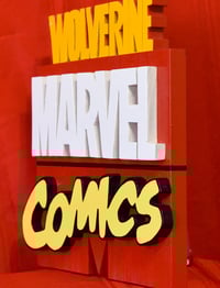 Image 3 of Wolverine Logo – Marvel Comics 3D Hand Crafted Wooden Wall Hanging Artwork.