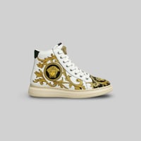 Image 1 of luxury Baroque-Inspired High-Top Sneakers- Bold Elegance meets Streetwear Edge