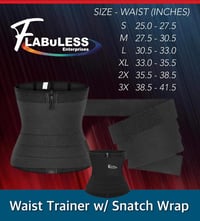 Image 1 of FLABuLESS WAIST TRAINER w/ DETACHABLE SNATCH WRAP
