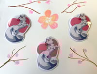 Image 2 of Fox Heart Sticker