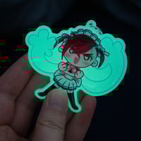 Image 3 of Dandadan Maid Momo Glow in the Dark Charm