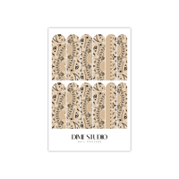 Image 3 of CLASSIC KHAKI BANDANA PAISLEY NAIL DECALS
