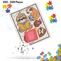 Sloth Reading Time Kids Jigsaw Puzzle