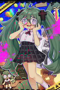 Rotten Girl Miku - 12x18 Poster