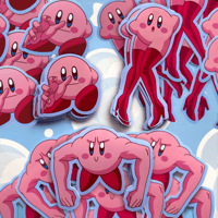 Image 1 of CURSED KIRBS - STICKERS
