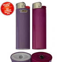Image 1 of Custom Raspberry Refillable Bic Lighter