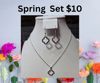 Clover Necklace Set 