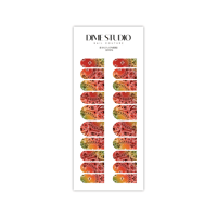 Image 3 of RASTA OMBRE BANDANA PAISLEY NAIL DECALS 