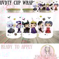 Image 1 of Disney Villains Collection UVDTF cup wrap 