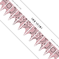 Image 5 of NUDE PINK CLASSIC BANDANA NAIL DECALS 