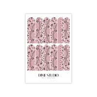 Image 4 of NUDE PINK CLASSIC BANDANA NAIL DECALS 